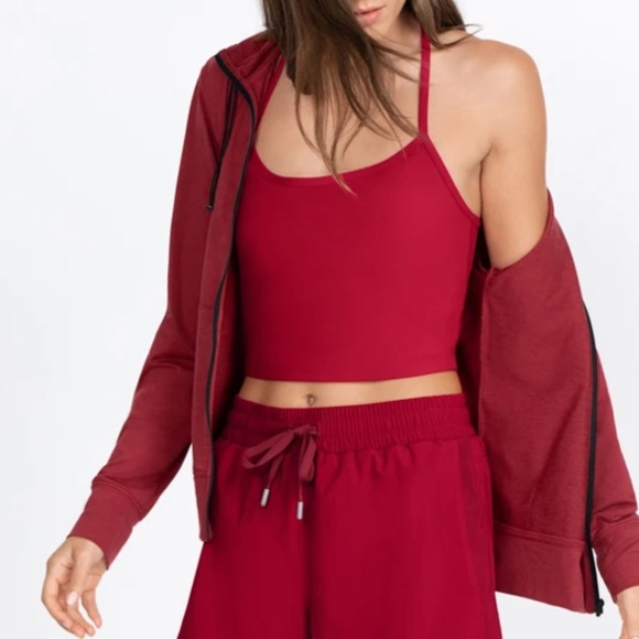 Johnny Was ENDURANCE CROSS BACK CAMI, Calme Sports Bra, XL White - Picture 5 of 8